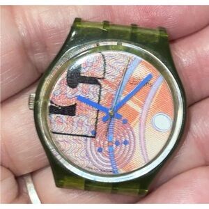 Swatch Green Analog Watch